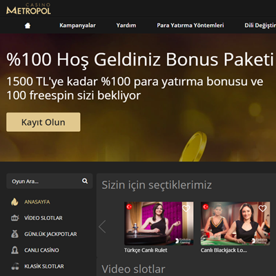 Casinometropol237 Yeni Casinometropol Online Casino Adresi Oldu